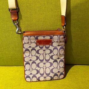 Coach lavender crossbody bag